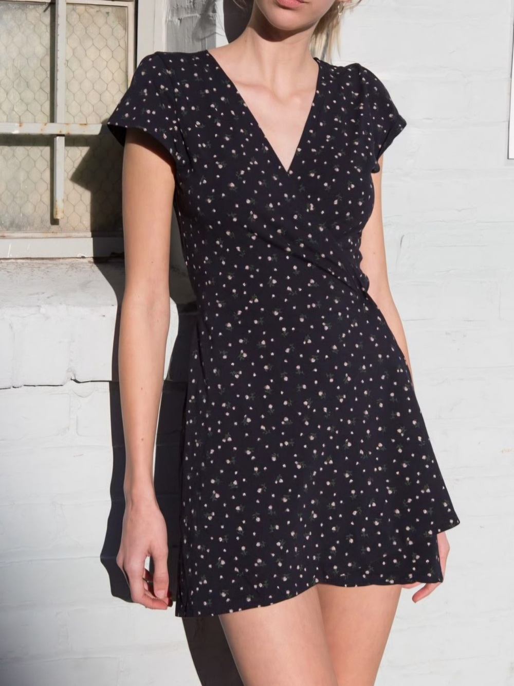 Brandy Melville Robbie Floral Wrap Dress